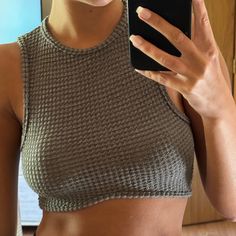 Never Worn. Don’t Want It Anymore. Shein Sweater, Sweater Crop, Crop Top Sweater, Shein Tops, Crop Top, Womens Tops, Crop Tops, Grey, How To Wear