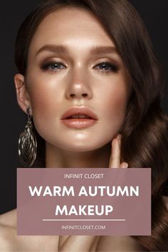 Soft Autumn Seasonal Color Palette, House Of Colour Autumn Makeup, Makeup For True Autumn, Autumn Make Up Natural, Warm Autumn Makeup Palette, True Autumn Blush, Makeup For Warm Autumn, Makeup For Autumn Skin Tones, Warm Autumn Lipstick Colors