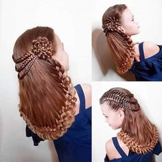 Long Hair Designs, Beautiful Braided Hair, Hairstyles Volleyball, Hair Up Styles, Hair Braid, Hairstyles Curly, Crazy Hair Days