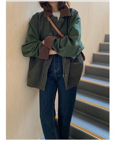 Loose Turn Down Collar Vintage Corduroy Jacket – Nada Outfit Land Fall Lake Day Outfit, Navy Corduroy Jacket Outfit, Every Day Fall Outfits, Green Courderoy Jacket Outfit, Curdory Jacket Outfit, Oversized Corduroy Jacket Outfit, Corduroy Jacket Outfit Womens, Cord Jacket Outfit, Corduroy Shirt Outfit Women