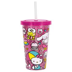 UNIQUE PARTY FAVORS Kids Birthday Hello Kitty and Friends Birthday Pink Party Favour Cup, 16 Oz, 1 Count 011179437249 Hello Kitty Party Supplies, Party Favor Cups, Pink Party Favors, Favor Cups, Hello Kitty Birthday Party, Party Expert, Unique Party Favors, Cat Birthday Party, Hello Kitty Party