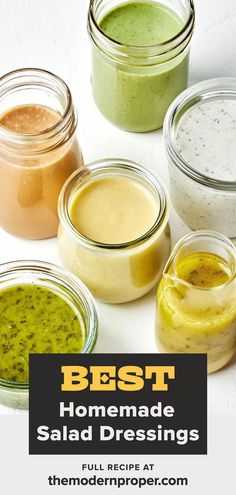 the best homemade salad dressings