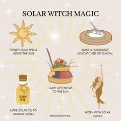 Solar Eclipse Magic, Different Types Of Witches, Solar Witch, Sun Witch, Herbal Witch, Goddess Magick, Sun Worship