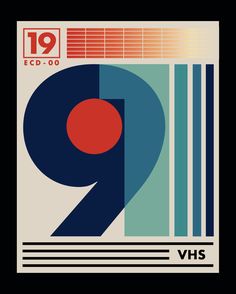 a poster with the number nine on it