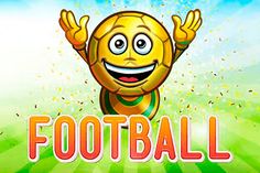 the logo for football with an image of a smiling face and hands in the air