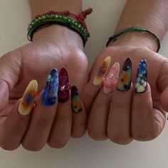 inspo @nailsbyhanin #apresgelx #gelxnails #gelxnails #nailinspo #longbeachnails #orangecountynails #ocnails #lanails #losangelesnails… | Instagram Abstract Nail Art, Pretty Hands, September 19, Instagram Inspo, Swag Nails