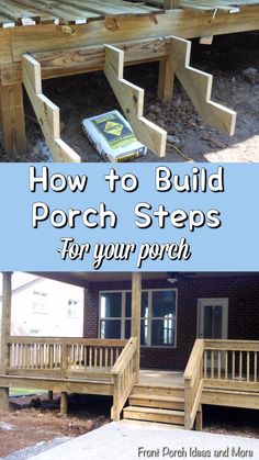 how to build porch steps for your porch