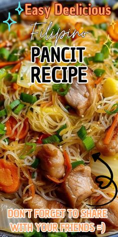 a pan filled with noodles and vegetables on top of a table