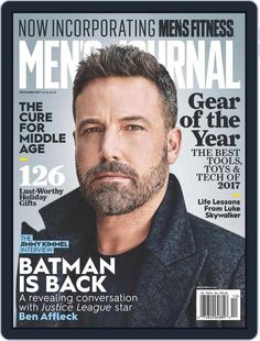 Affleck Batman, Men’s Journal, Journal December, Ben Affleck Batman, Adventurous Men, Journal Magazine, Men's Journal