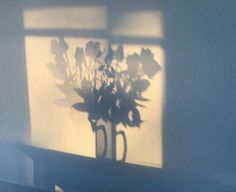 a vase filled with flowers sitting on top of a table in front of a window