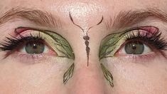 Unicorn Cosmetics Angel palette Unicorn Inspired Makeup, Dragon Fly Makeup, Fairy Graphic Liner, Moth Makeup Eyes, Angel Wings Makeup, Bug Inspired Makeup, Moth Inspired Makeup, Moth Makeup Halloween, Luna Moth Makeup