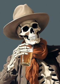 Dead Man's Drink / Retro Skeleton Cowboy Art, Western Wall Art, Cowboy Art, Road Trip Gift, Eclectic Art, Southwestern Art Print, Skull Art - Etsy Cowboy Skull Art, Western Skeleton Art, Skeleton Cowboy Art, Skeleton Images, Cowboy Art Western, Skull References, Cowboy Draw, Cowboy Artwork, Skeleton Cowboy