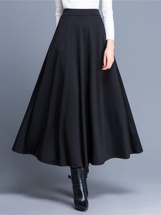 Wine Red Skirt, Midi Skirt With Pockets, Zippers Fashion, High Waisted Maxi Skirt, Lady Style, Work Skirts, Skirt Maxi, Spring Skirts, Elegant Skirt