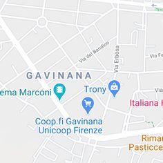 a map with several locations and names for different businesses in italy, including the shops