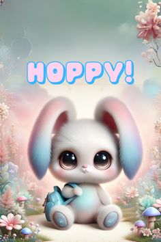 hoppy fluffy land anime cute Dreamy Meadow, Whimsical Mushrooms, Tiny Backpack, Sparkling Eyes, New Character