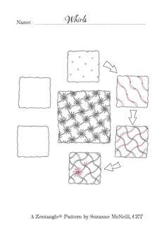 the diagram shows how to make an origami quilt with different squares and rectangles