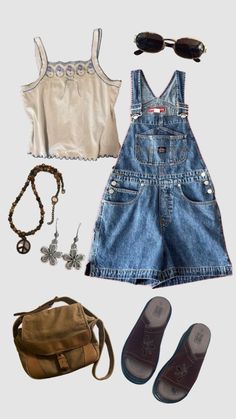 Texas Trip Outfits, 90s Spring Outfits, Cute Outfits Vintage, Outfit Ideas Boho Chic, New England Summer Outfits, Fall Outfits Warm Weather, Fall Summer Outfits, Cottagecore Streetwear, Hawaii Fashion