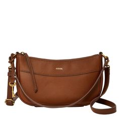 Fossil Bags Women, Fossil Purses, Fossil Bag, Fossil Crossbody Bags, Crossbody Leather Bag, Purse Style, Leather Sling Bag, Jewelry Accessories Ideas, Chic Leather