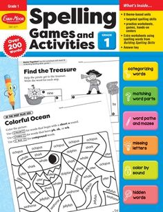 the book spelling games and activities for kids