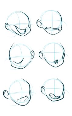 how to draw cartoon faces step by step