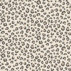 an animal print pattern in grey and beige colors on a white background with black spots