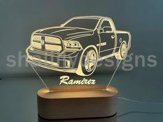 a 3d image of a truck with the word ramica on it's front