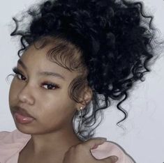 Drill Rappers, Mixed Curly Hair, Cute Curly Hairstyles, Hairstyle Inspo, Curly Hair Styles Easy, Pretty Braided Hairstyles, Natural Curls Hairstyles