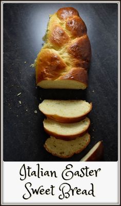 a loaf of bread sitting on top of a black counter