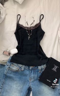 Really Cute Outfits, Tank Top, Grunge Outfits, Retro Outfits, Looks Style