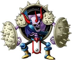 an image of a cartoon character with horns