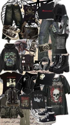 Clothes Y2k Grunge, Clothes Alternative, Clothes Y2k, Alternative Grunge