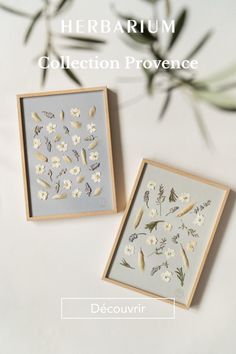 Collection Provence. #pressed #herbarium #art #silkpress #botany #photography Herbarium Art, Dried Flower Wreaths, Dry Flower, Framed Quotes