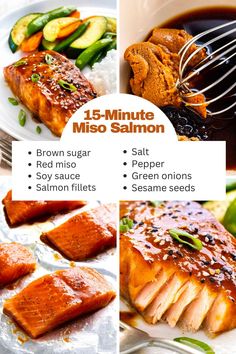 This miso salmon recipe is your answer when you’re looking for a quick and easy meal! Grab some gorgeous salmon fillets at the grocery store, and let the oven do the work. Serve with your favorite sides, like steamed rice and colorful sauteed vegetables, for a complete meal. Easy Asian Salmon Recipes, Uses For Miso Paste, Salmon Filipino Recipe, Miso Sauce For Salmon, Salmon Korean Recipe, Recipes With Red Miso Paste, Cheesecake Factory Miso Salmon Recipe, Japanese Seafood Recipes, Asian Salmon Dinner