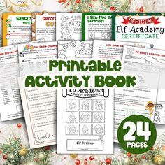 the printable activity book for christmas