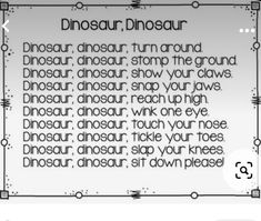 an image of a sign that says dinosaur dinosaurs