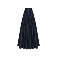 Carolina Herrera ball skirt finished with pleating High waist Side split pockets A-line silhouette Floor sweeping hem Hidden closure Silk Unlined Dry clean Made in USA from imported materials Ball Skirt, Side Split, Carolina Herrera, Bergdorf Goodman, Made In Usa, Tops Designs, High Waist, Split, A Line