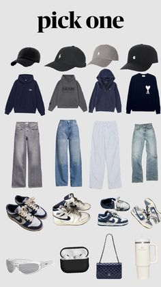 #darkblue#oufits#oufit#pickone Outfits Men Streetwear, Street Style Outfits Casual, Streetwear Inspo, Weekly Outfits, Stockholm Fashion