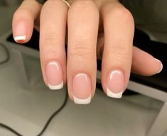 Summer Nails Square, Vibrant Nail Designs, Short Natural Nails, Nail Options, French Tip Gel Nails, Classy Nail Art, Classy Nail, Natural Nail Designs, 2024 Ideas