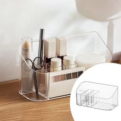 Makeup Organizer, Bathroom Cabinet Cosmetic Storage Tray Makeup Organizer Tray with 2 Removable Dividers, Portable Makeup Display Tray for Vanity Bathroom Counte Material: Polystyrene Color: as the picture shows, (Due to the difference between different monitors, the picture may have slight color difference. please make sure you do not mind before ordering, Thank you!) Package weight: 196g Package size: 20x8.6x10.2cm,(Please allow 1-3mm error due to manual measurement. please make sure you do no Makeup Organization Bathroom, Clear Makeup Organizer, Make Up Storage, Makeup Tray, Makeup Display, Organizing Bathroom Cabinets, Makeup Organization Vanity, Medicine Storage, Cosmetic Display