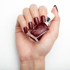 Couture Nails, Red Gel Nails, Essie Gel Couture, Red Manicure, Gel Couture, Blood Red, Couture Tops, Essie Nail Polish, Fall Nail Colors