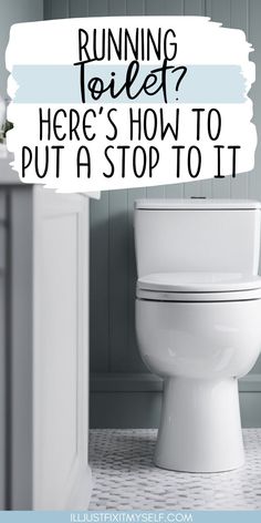 Essential fixes for running toilets - regain control of your bathroom. Stopped Up Toilet, Homeowner Tips, Keep Running, Running Water, Non Stop, Home Maintenance