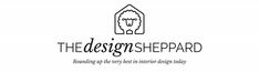 the designs sherpard logo with an image of a house in the middle and words below it