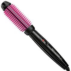 Get salon hair volume at home with this innovative hot hair brush with soft, flexible, and cool-to-the-touch silicone hair brush bristles. With better grip and shiny results, these bristles stay cool-to-the-touch and are kinder to your hair, allowing you to get close to the scalp for beautiful volume at the roots. Create long-lasting results and fast hairstyling with professional 430° F High Heat and 2 Heat Settings that make it ideal for styling all hair types. The unique silicone bristles of t Bed Head Wave Artist, Round Hair Brush, Curling Brush, Professional Hair Dryer, Hair Dryer Brush, Styling Iron, Styling Brush, Silicone Brush, Volume Hair