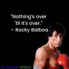 Famous Rocky Balboa Inspirational & Motivational Movie Quotes About Love, Life Rocky Movie Quotes, Rocky Quotes Motivation, Dreams Into Reality Quotes, Movie Quotes About Love, Wallpapers Motivation, Rocky Movie, Sports Quotes Softball