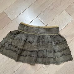 Beautiful Skirt Size Small In Excellent Condition Size Small 021224 Clothing Collage, Mini Ruffle Skirt, Skirt Ruffle, Beautiful Skirt, Cool Fits, Beautiful Skirts, Cute Skirts, Ruffle Skirt, Cotton Lace