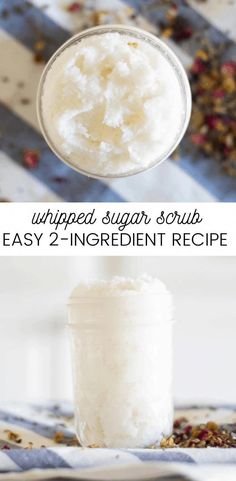 Simple, effective skin exfoliating whipped sugar scrub that works wonders at cleansing and purifying the skin. Lavender Sugar, Whipped Sugar Scrub, Skin Exfoliating, Lavender Sugar Scrub, Sugar Scrub Homemade