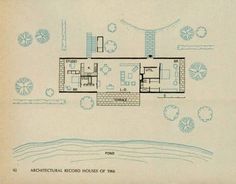 an old house plan with blueprints on it