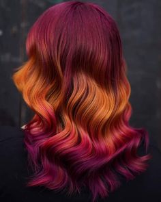 Velveteen Dream, Exotic Hair Color, Color Block Hair, Short Dyed Hair, Magenta Hair, Split Dyed Hair, Arctic Fox Hair Color, Vivid Hair Color, Rainbow Hair Color