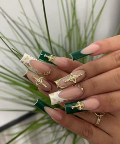 French Acrylic Nails, Square Acrylic Nails, Funky Nails, Dope Nails, Best Acrylic Nails