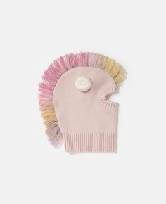 Discover Stella's Pink Unicorn Balaclava Hood today. Free standard shipping is available on all orders. Shop online now. Cloud Sweatshirt, Kids Email, Stella Kids, Kids Hat, Unicorn Kids, Hat Wool, Textile Crafts, Ballet Pink, Women Pink